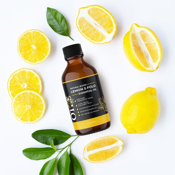Lemon 5 Fold (Natural Blend) Essential Oil 4 oz - Picture 12 of 12